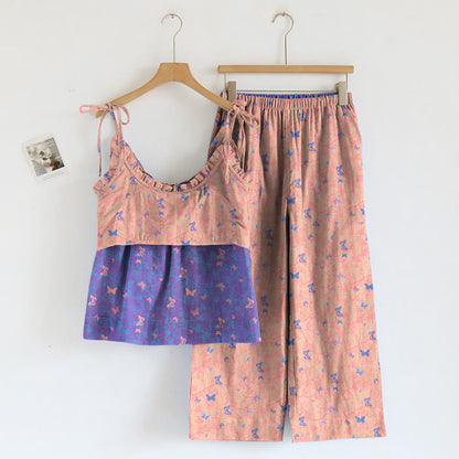 Ownkoti Butterfly Print Cami & Lounge Pants Set - image 5
