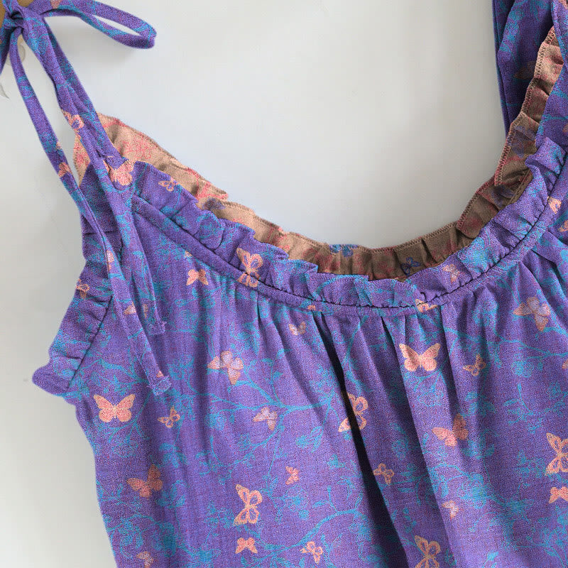 Ownkoti Butterfly Print Cami & Lounge Pants Set - image 2