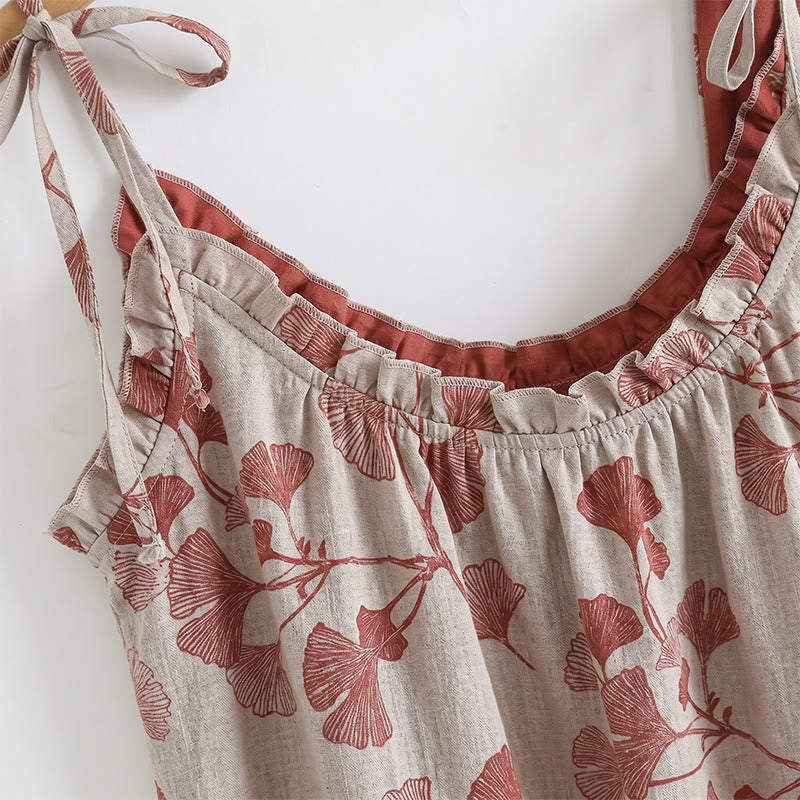 Ownkoti Bright Leaf Cami & Pants Pajama Set - image 10