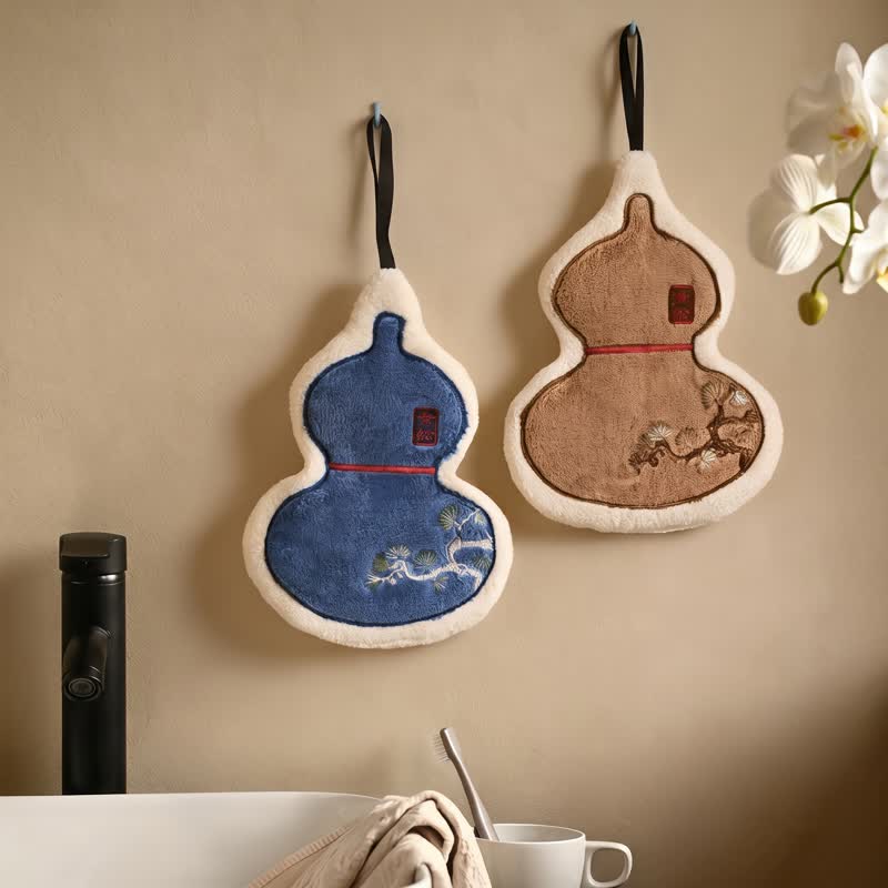 Ownkoti Chinese Gourd Coral Fleece Hand Towel - image 1