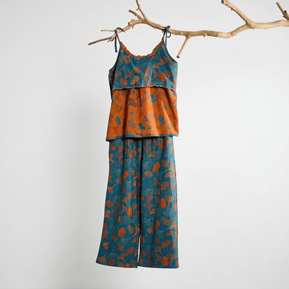 Ownkoti Ginkgo Cami Top & Pants Pajama Set - image 2
