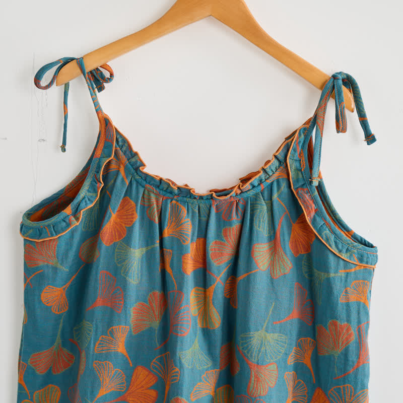 Ownkoti Ginkgo Cami Top & Pants Pajama Set - image 3