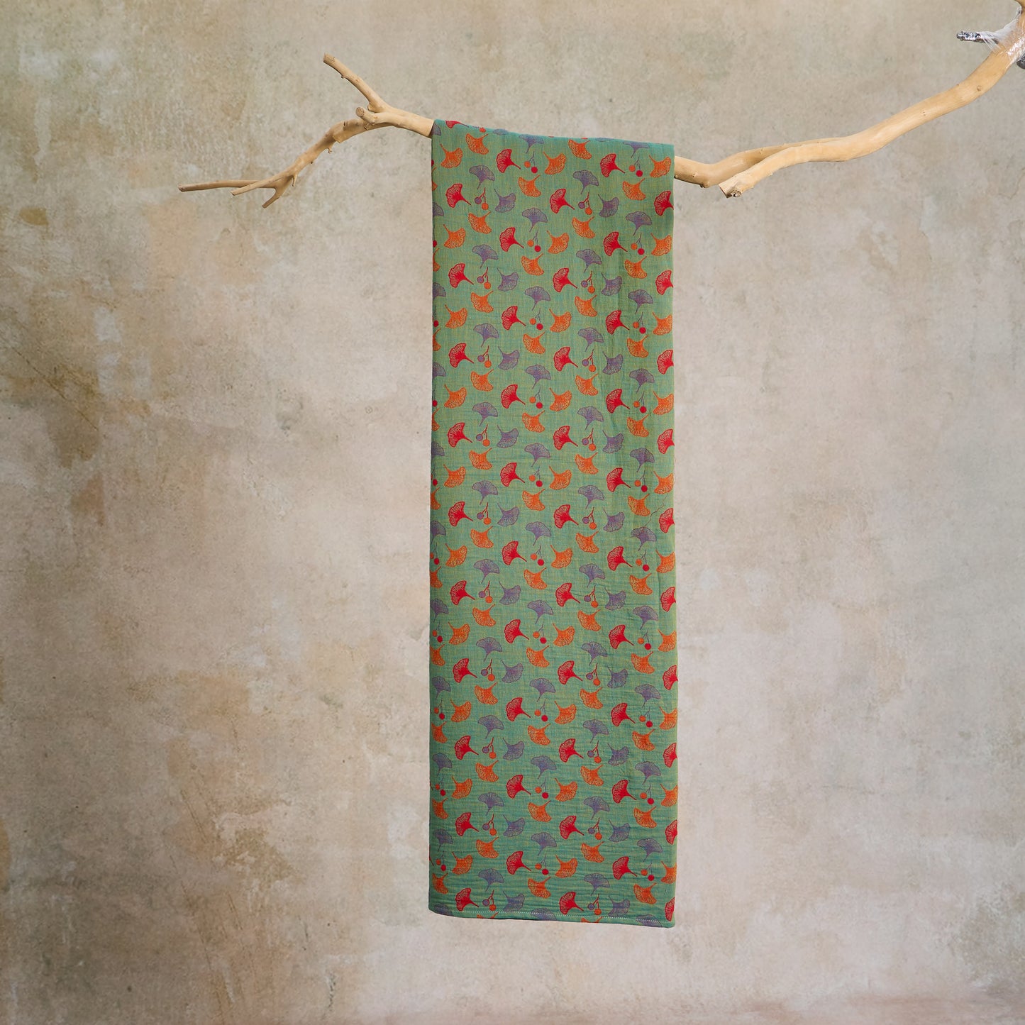 Ownkoti Ginkgo Leaf Cotton Jacquard Fabric - image 9