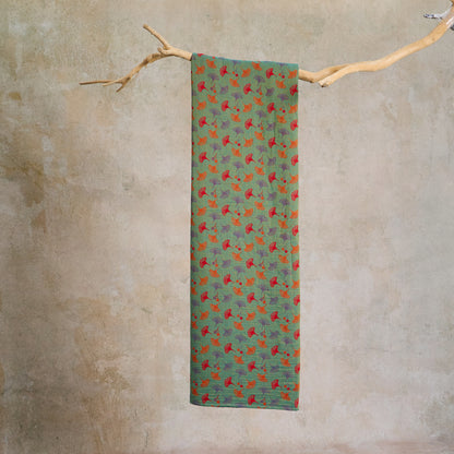 Ownkoti Ginkgo Leaf Cotton Jacquard Fabric - image 9