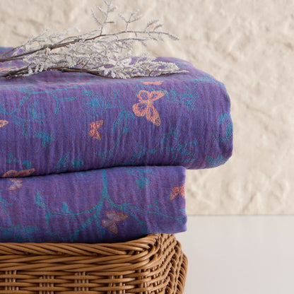 Ownkoti Butterfly Vine Cotton Jacquard Fabric - image 3