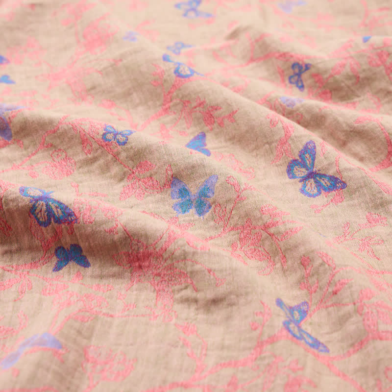 Ownkoti Butterfly Vine Cotton Jacquard Fabric - image 6