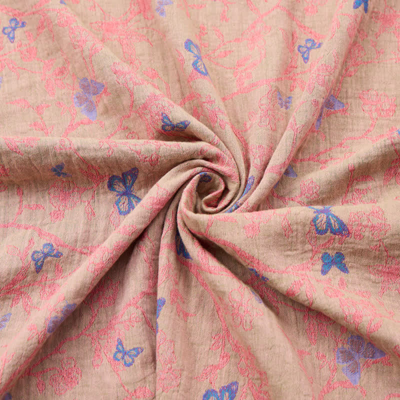 Ownkoti Butterfly Vine Cotton Jacquard Fabric - image 7