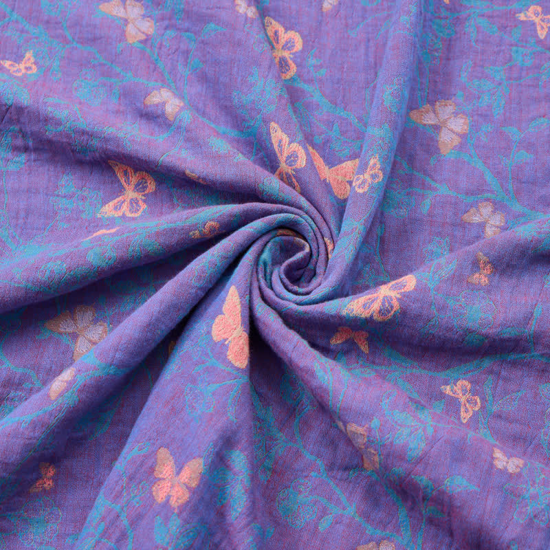 Ownkoti Butterfly Vine Cotton Jacquard Fabric - image 2