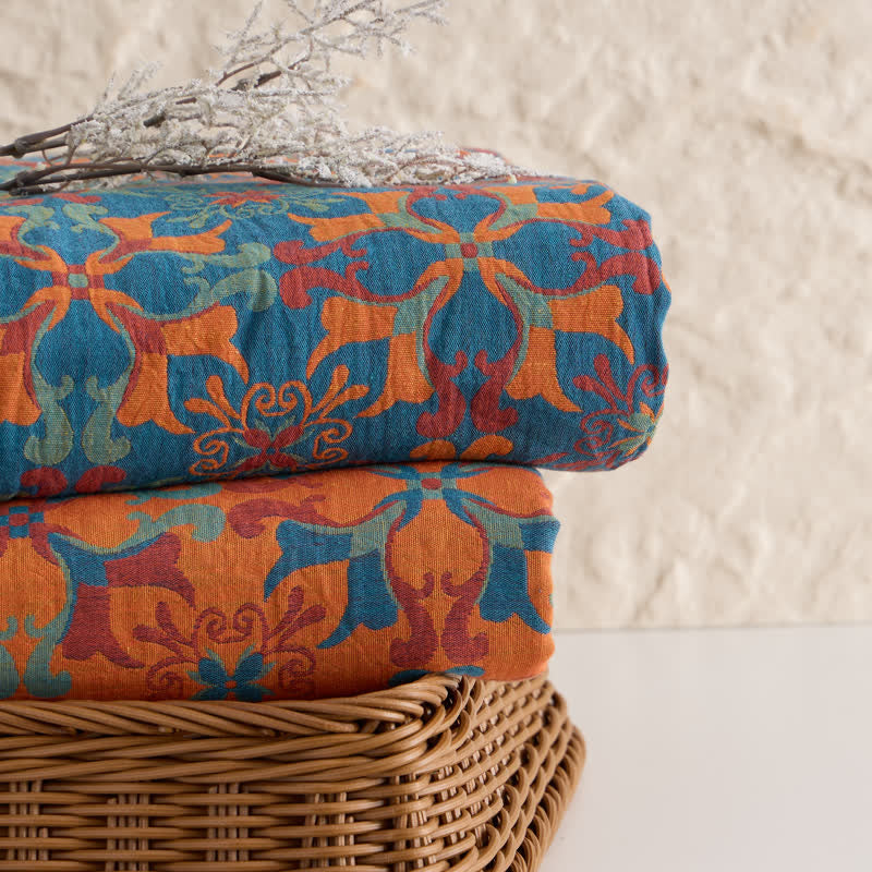 Ownkoti Floral Medallion Cotton Jacquard Fabric - image 8