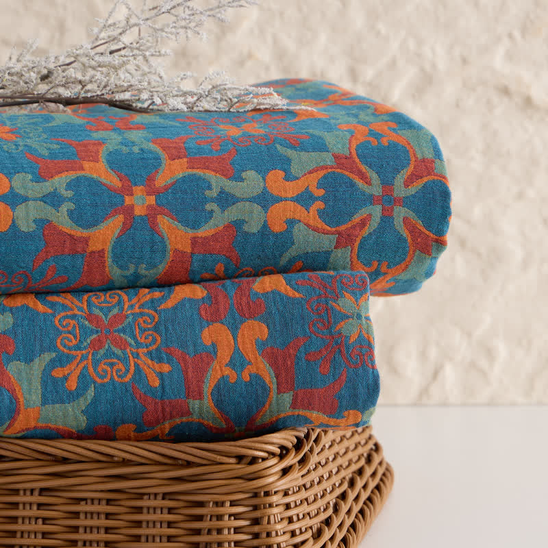 Ownkoti Floral Medallion Cotton Jacquard Fabric - image 3