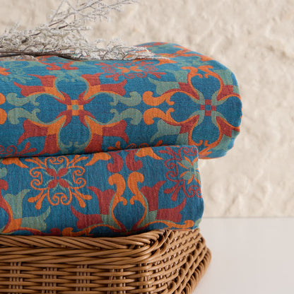 Ownkoti Floral Medallion Cotton Jacquard Fabric - image 3