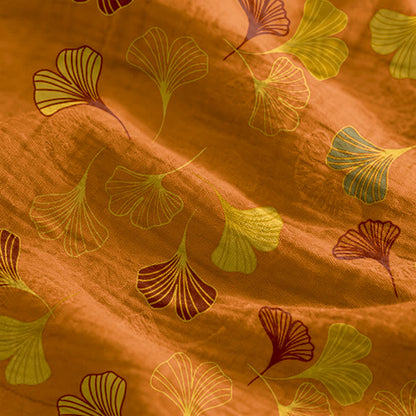 Ownkoti Ginkgo Leaf Tie Strap Lounge NightDress - image 14