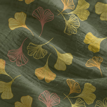 Ownkoti Ginkgo Leaf Tie Strap Lounge NightDress - image 54