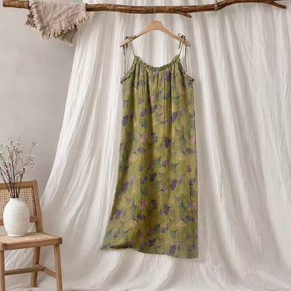 Ownkoti Ginkgo Leaf Tie Strap Lounge NightDress - image 75