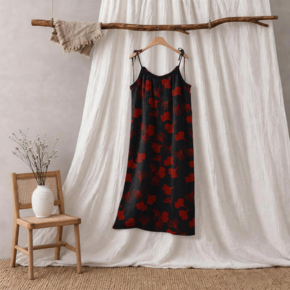 Ownkoti Ginkgo Leaf Tie Strap Lounge Nightgown - image 65