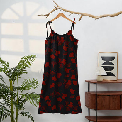 Ownkoti Ginkgo Leaf Tie Strap Lounge NightDress - image 66