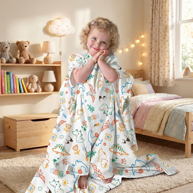 Ownkoti Dino Dreams Cotton Gauze Baby Quilt - image 1