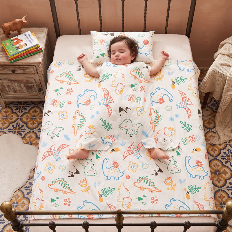 Ownkoti Dino Dreams Cotton Gauze Baby Blanket - image 2
