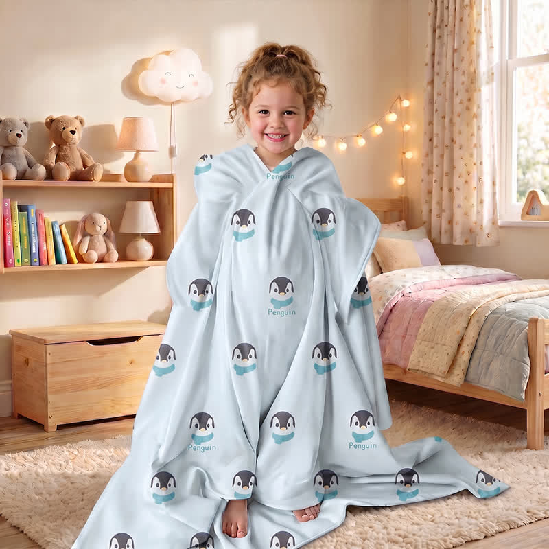 Ownkoti Penguin Dream Cotton Gauze Baby Quilt - image 1