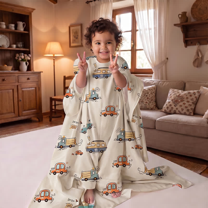 Ownkoti Bus Cotton Gauze Summer Baby Quilt - image 1