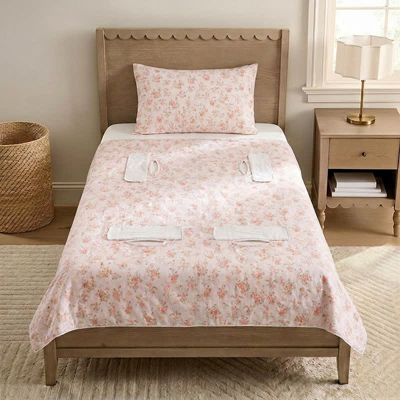 Ownkoti Sweet Floral Cotton Gauze Baby Quilt - image 2