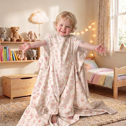 Ownkoti Sweet Floral Cotton Gauze Baby Quilt - image 1