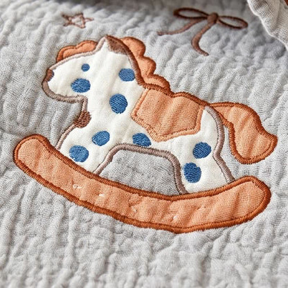 Ownkoti Happy Pony Lyocell Cooling Quilted Baby Blanket - image 4