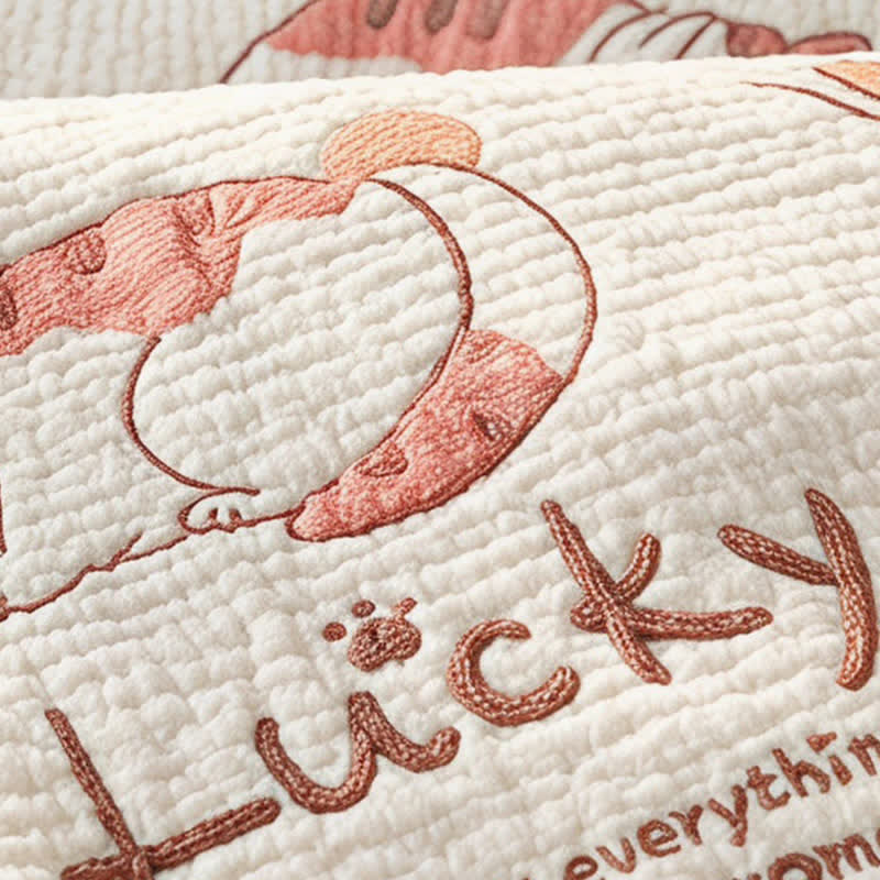 Ownkoti Lucky Kitty Lyocell Quilted Baby Blanket - image 4