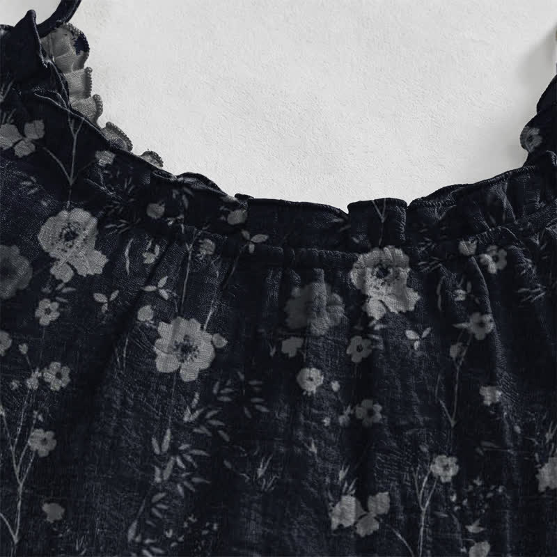 Ownkoti Wildflower Tie Strap Boho Nightgown - image 6