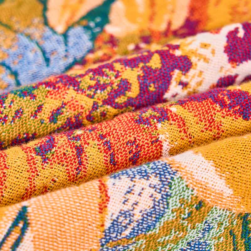 Ownkoti Boho Sunflower Cotton Gauze Bedspread Quilt - image 9
