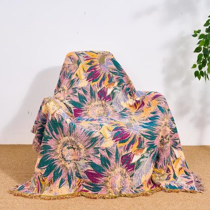 Ownkoti Boho Sunflower Cotton Gauze Bedspread Quilt - image 6