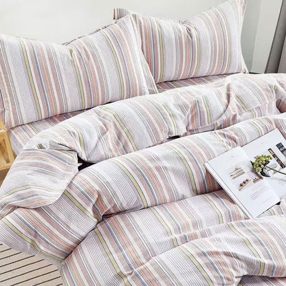 Ownkoti  Pastel Stripe Twin XL Dorm Bedding Set - image 12