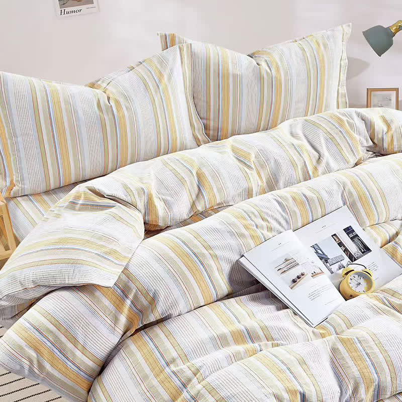 Ownkoti  Pastel Stripe Twin XL Dorm Bedding Set - image 2