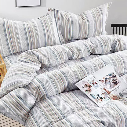 Ownkoti  Pastel Stripe Twin XL Dorm Bedding Set - image 7