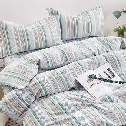 Ownkoti  Pastel Stripe Twin XL Dorm Bedding Set - image 17