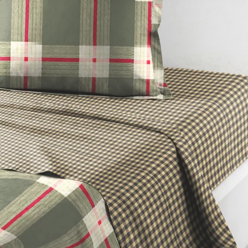 Ownkoti Heritage Plaid Twin XL Dorm Bedding Set - image 3