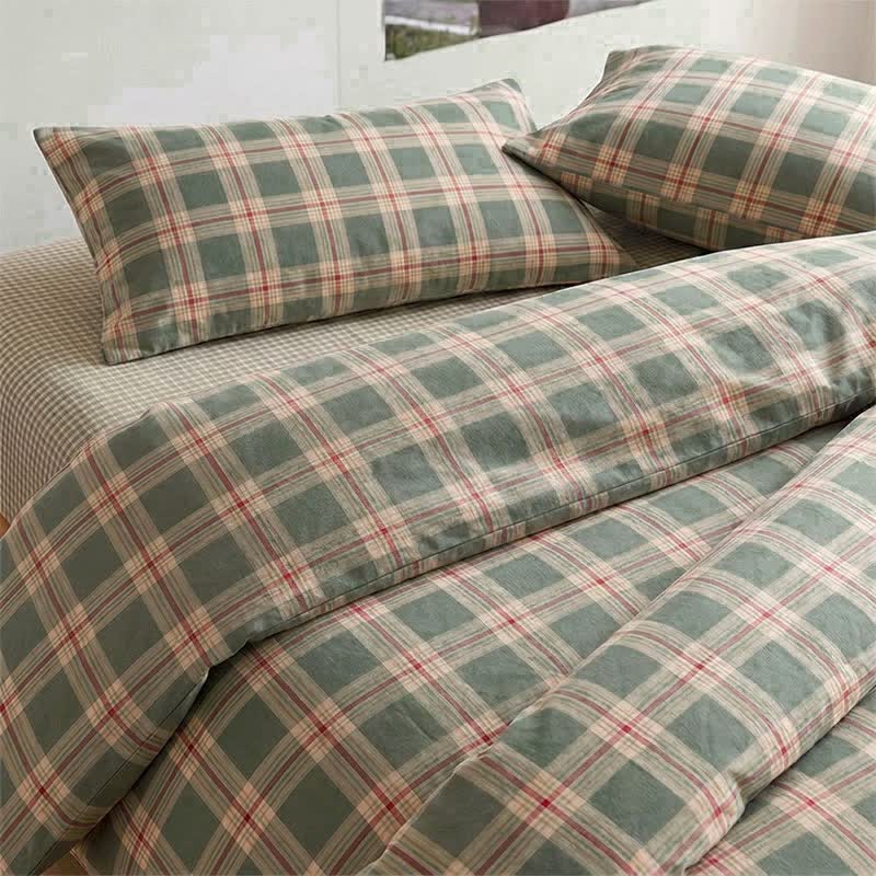 Ownkoti Heritage Plaid Twin XL Dorm Bedding Set - image 2