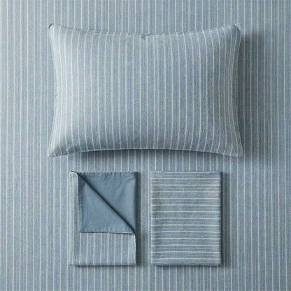 Ownkoti Nordic Stripe Cotton Twin XL Bedding Set - image 3