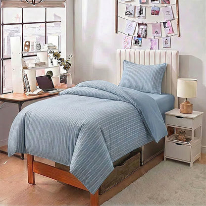 Ownkoti Nordic Stripe Cotton Twin XL Bedding Set - image 1