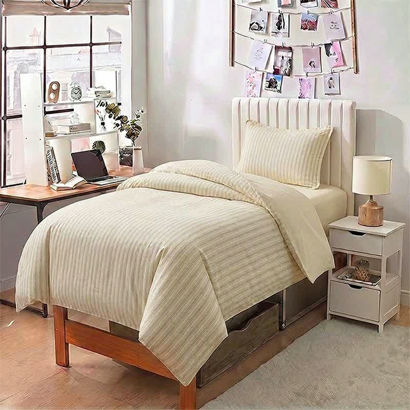 Ownkoti Nordic Stripe Cotton Twin XL Bedding Set - image 7