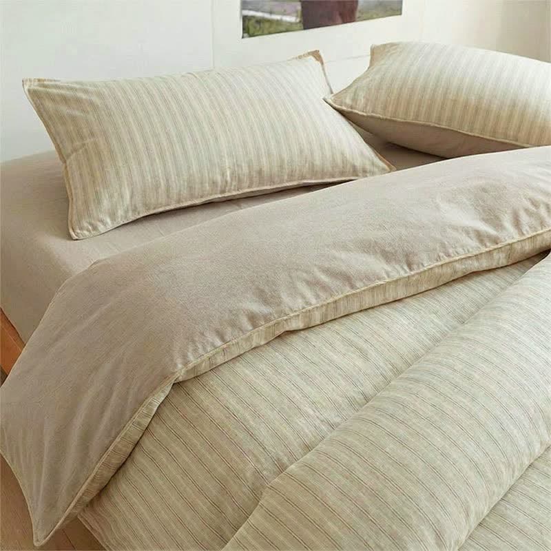 Ownkoti Nordic Stripe Cotton Twin XL Bedding Set - image 8