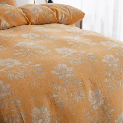 Ownkoti Floral Blossom Cotton Gauze Bedding Set(4PCS) - image 3