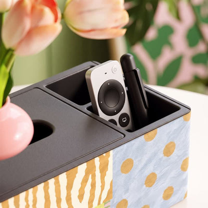 Ownkoti Playful Cat Patchwork Wooden Tissue Box Organizer - image 5