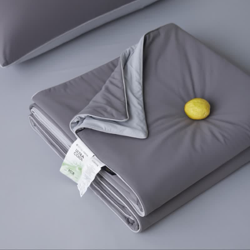 Ownkoti Nordic Cooling Lightweight Summer Comforter - Grey - 79" × 91" - image 10