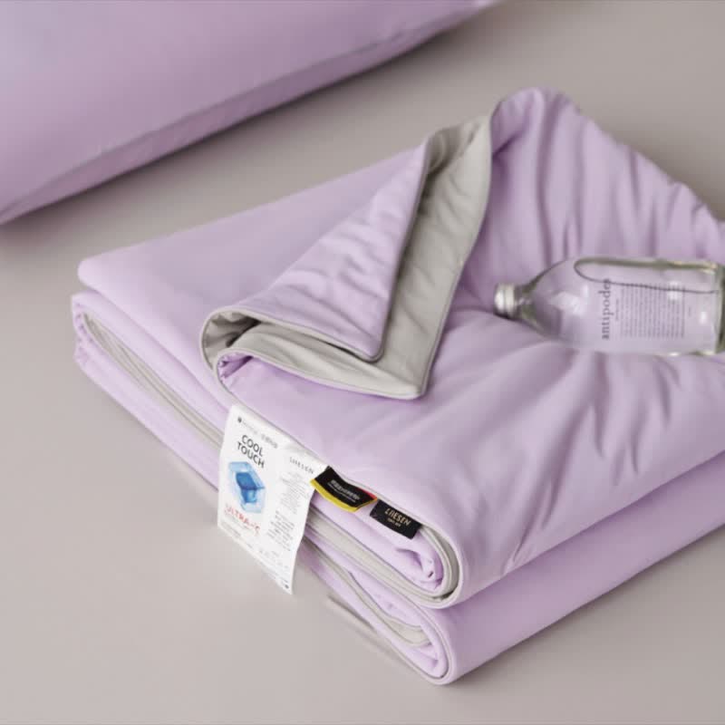 Ownkoti Nordic Cooling Lightweight Summer Comforter - Soft Purple - 79" × 91" - image 12