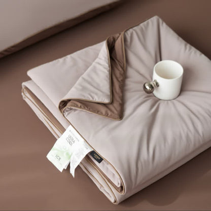 Ownkoti Nordic Cooling Lightweight Summer Comforter - Coffee Beige - 79" × 91" - image 14