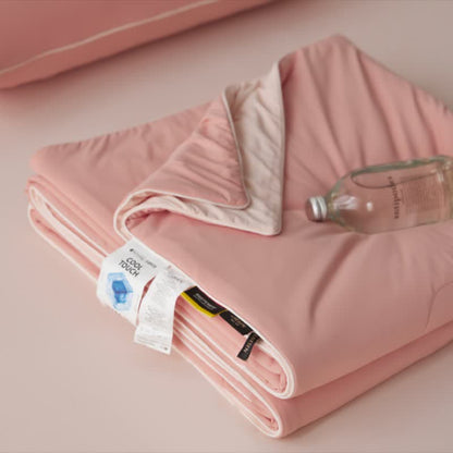 Ownkoti Nordic Cooling Lightweight Summer Comforter - Soft Pink - 79" × 91" - image 16