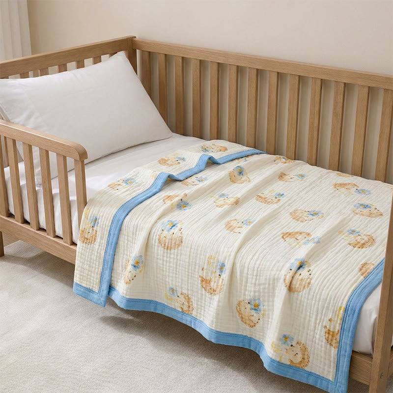Ownkoti Little Hedgehog Cotton Gauze Blanket - image 5