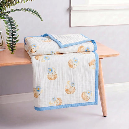 Ownkoti Little Hedgehog Cotton Gauze Blanket - image 6