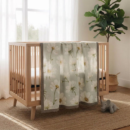 Ownkoti Soft Ivory Sunflower Cotton Blanket - image 4